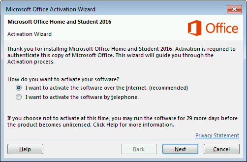Activate Microsoft Office 2016 Without Key